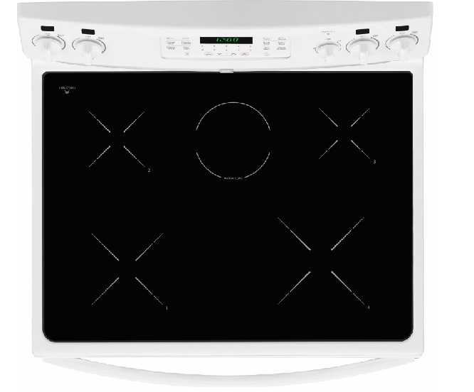 white induction pan set