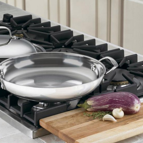 white induction pan set