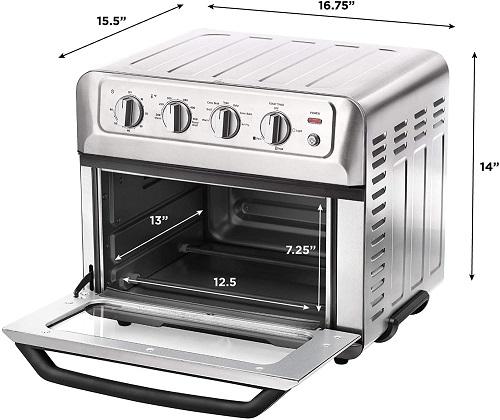 Chefman Toaster Ovens AirFryers RJ25-6-SS Vs RJ50-SS-M20 Vs RJ25-4-CL ...